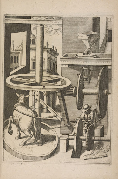 Fig XXXIII Aconi Stilbomylos sive cotiaria  frumentaria mola 1662