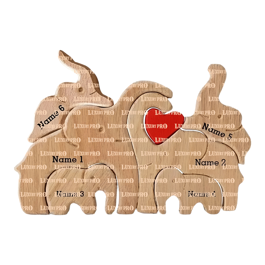 Elephant Wooden Sign