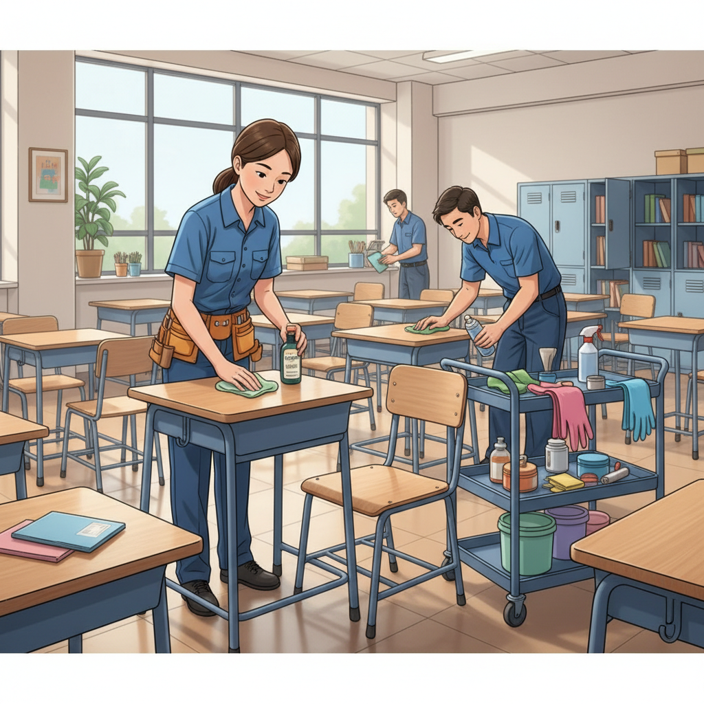 perawatan-furniture-sekolah-modern