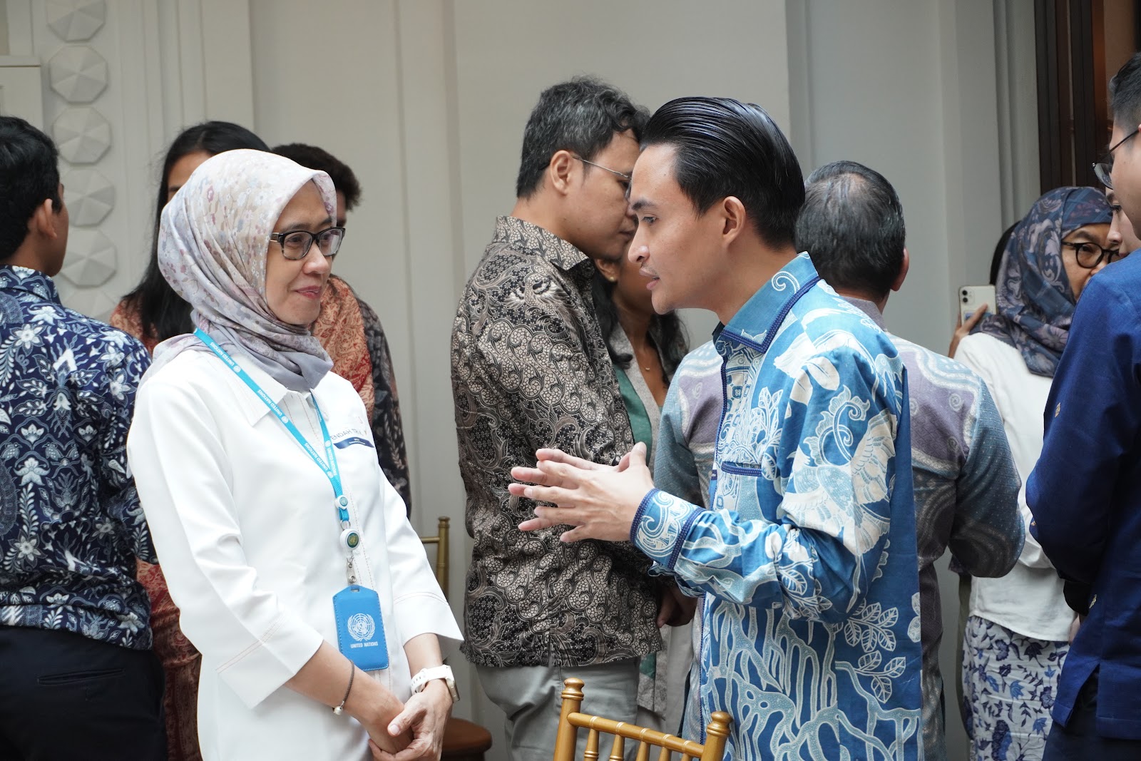 Mr. Agung Bimo Listyanu (Chief Executive Officer of CarbonEthics) with Mrs. Endah Tri Kurniawaty (Director of Fundraising and Development at the Indonesian Environment Fund)