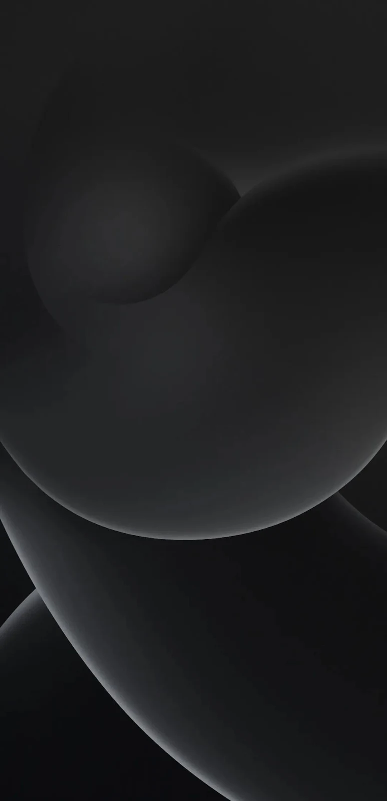 Dark Abstract, Fluid Design, Monochrome, Gradient Full HD iPhone Wallpaper Background (1080x2235)