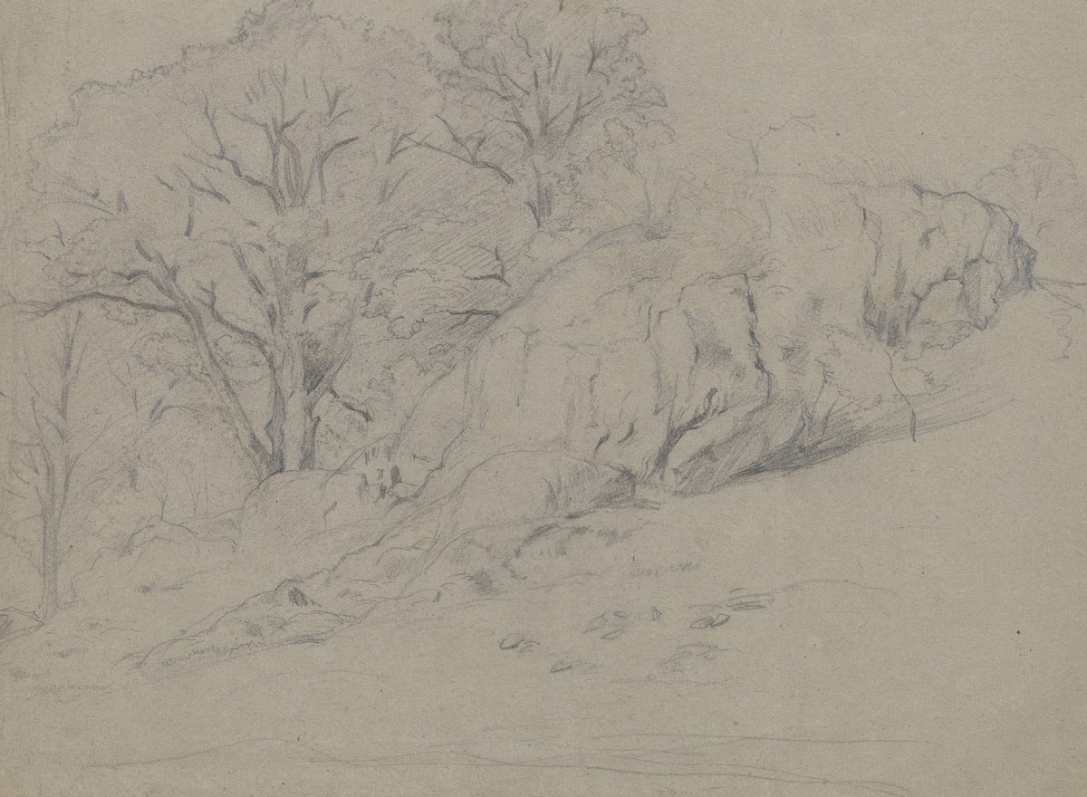 Study of a rock ca 1869