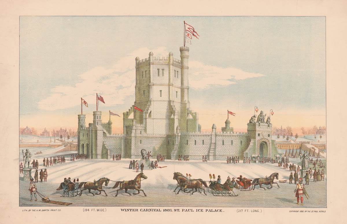 Winter carnival 1887  St Paul ice palace 1886