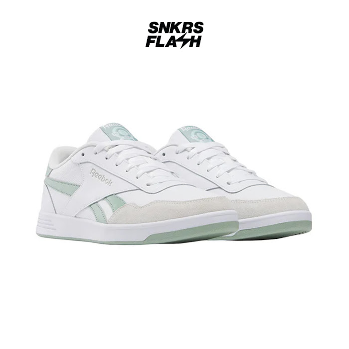 REEBOK COURT ADVANCE WHITE HYBRID GREEN - 100208947 - Size 38.5