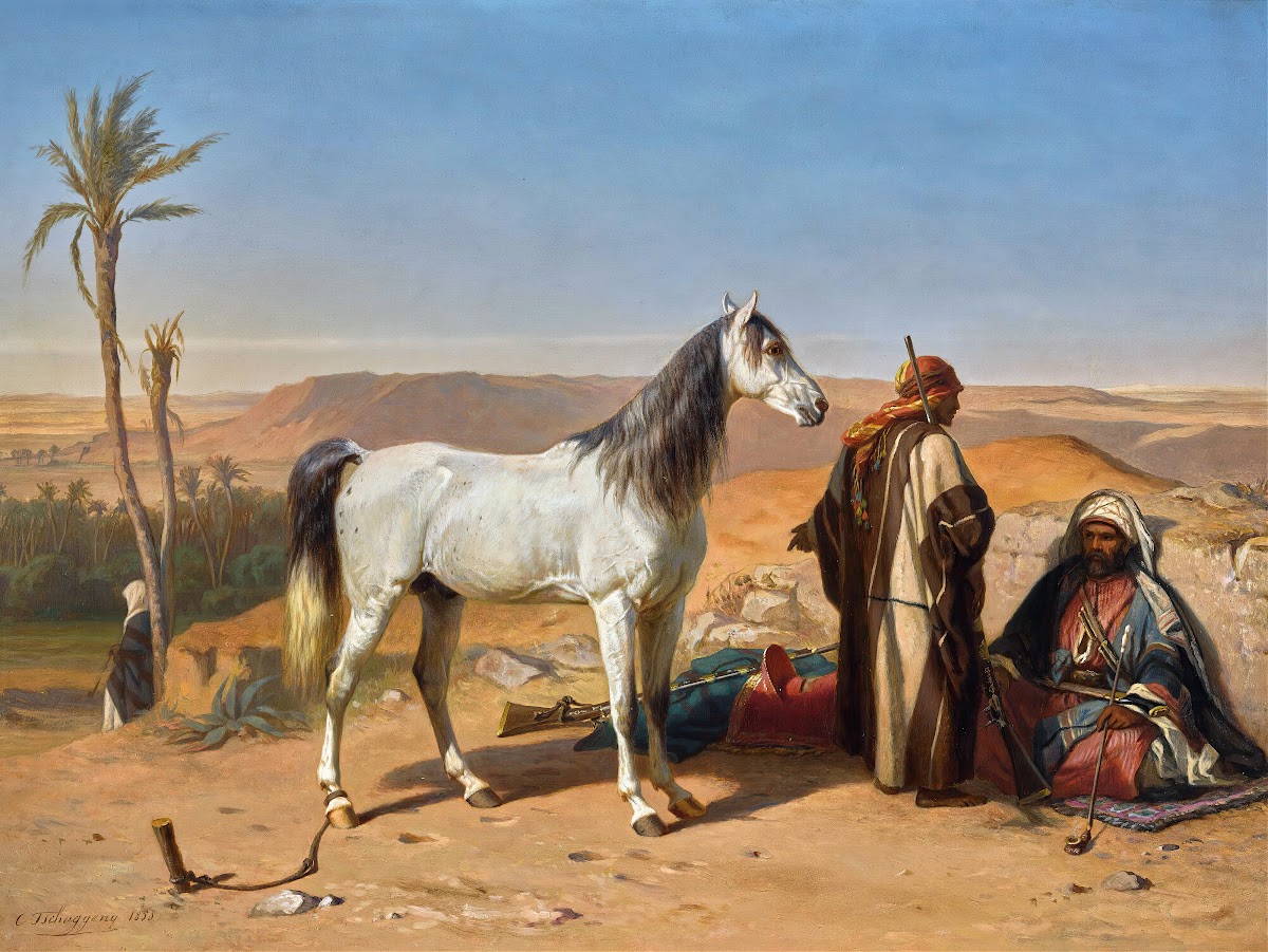 An Arabian In The Desert 1858