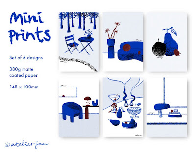 Atelier Jam JICAF Edition Mini Prints Set of 6 (380g premium matte coated card)