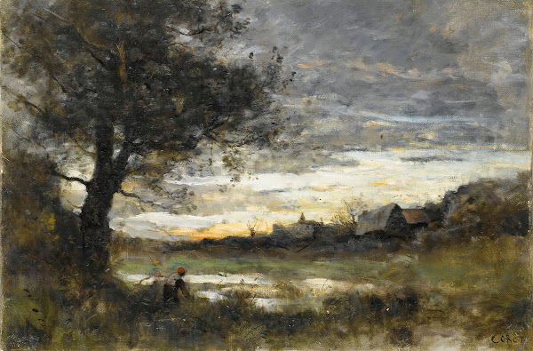 Landscape At Sunset