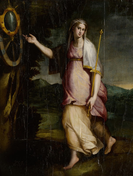 Allegorical Figure Probably Prudence
