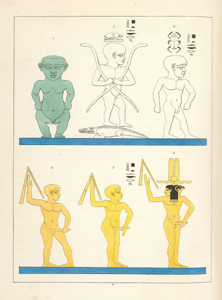 Phtah  Sokari Ptah Sokaris Phtha enfant Héphaistus Harpoctare 1823   1825