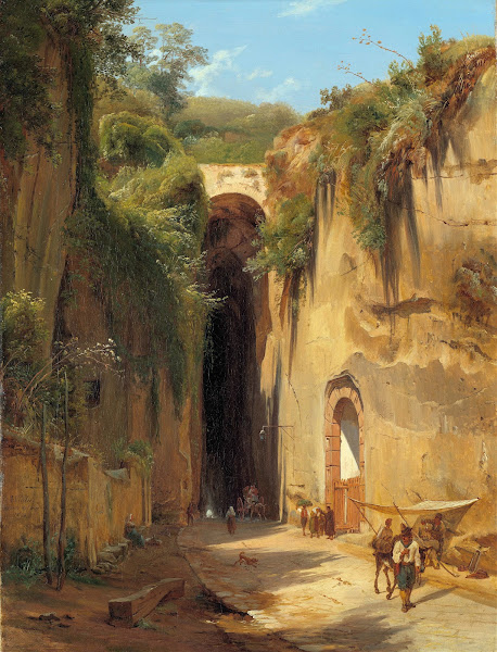 The Grotto of Posillipo at Naples 1826