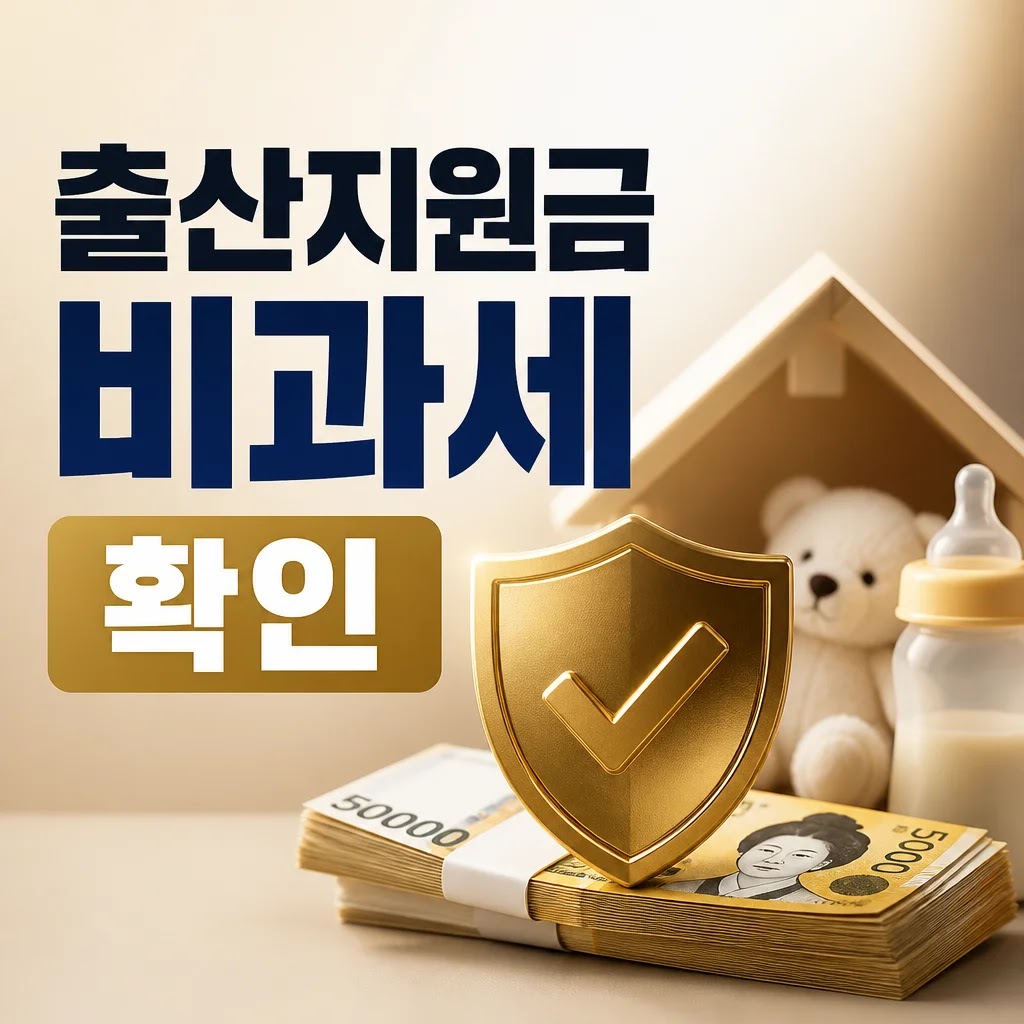 2026년 출산지원금 비과세 조건 5가지