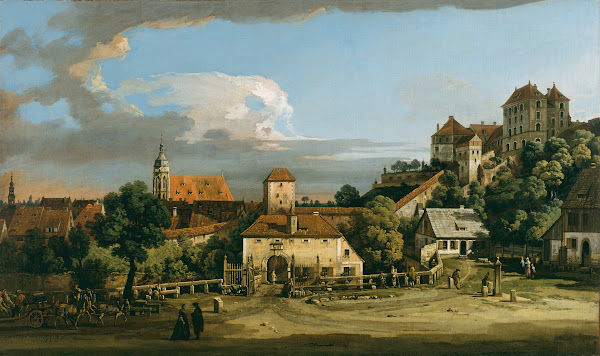 Pirna The Obertor from the South mid 1750s