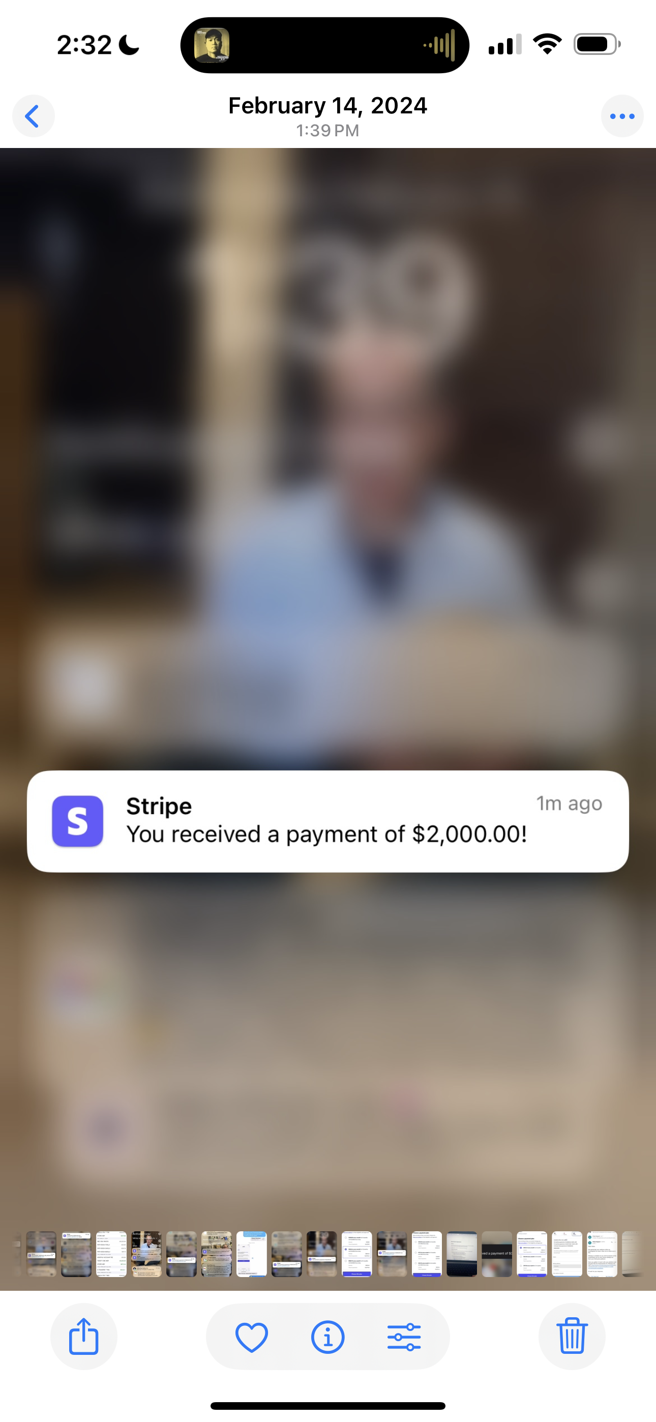 Stripe — active client payments