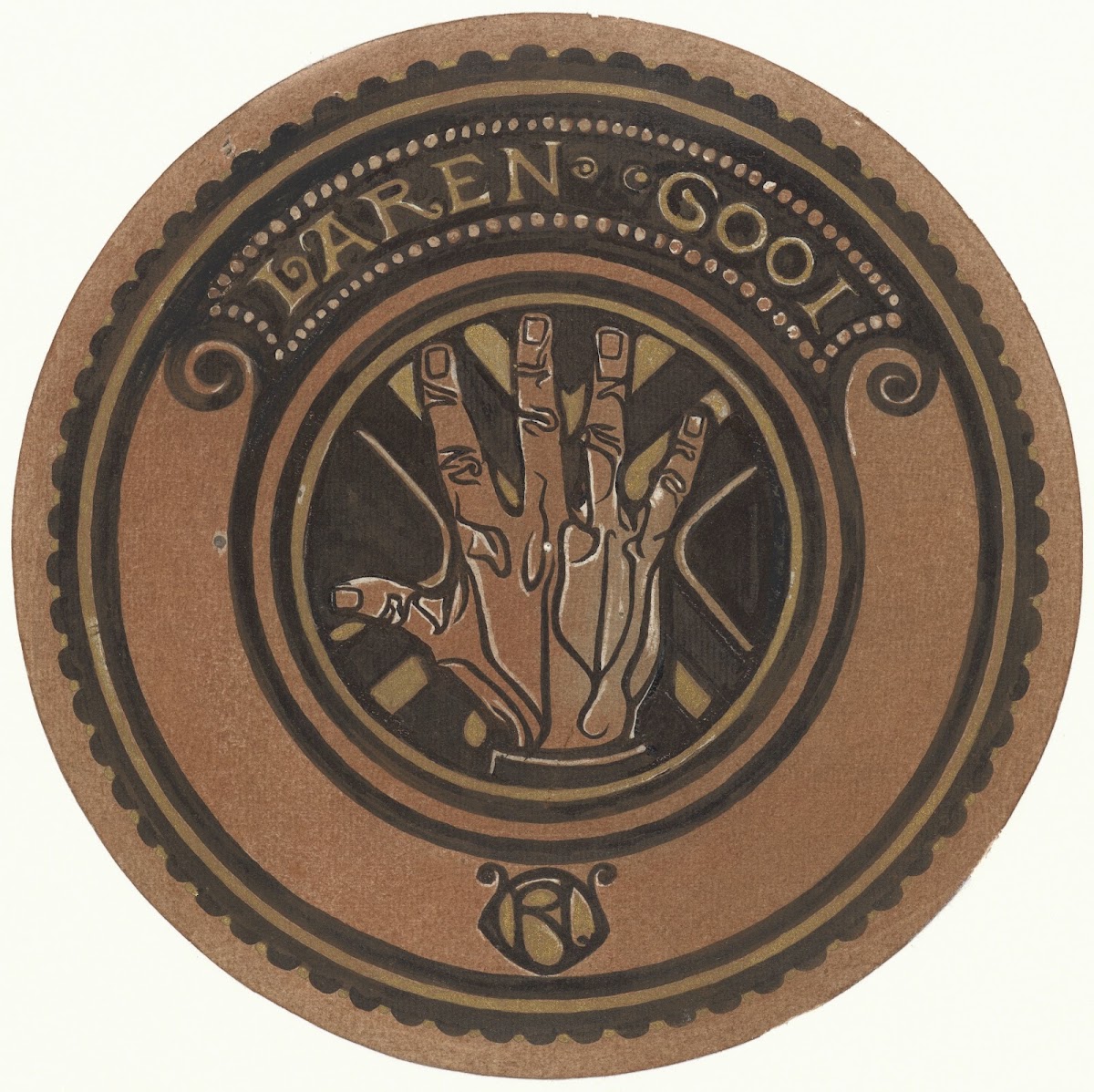 Ontwerp voor vignet Laren Gooi 1878   1938