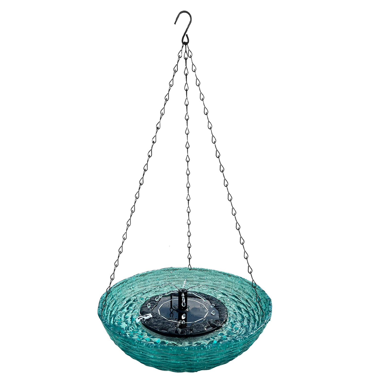 Hanging bird bath for the garden