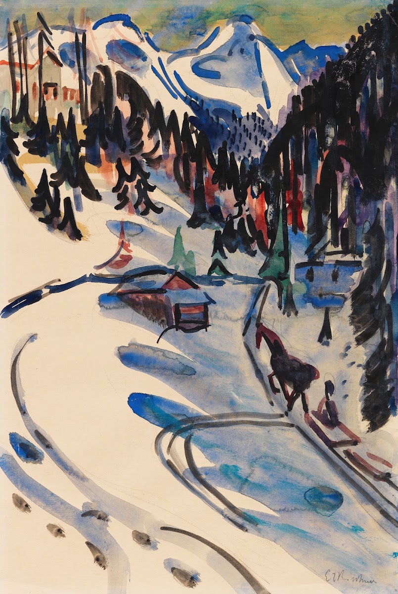 Sertigtal im Winter 1924