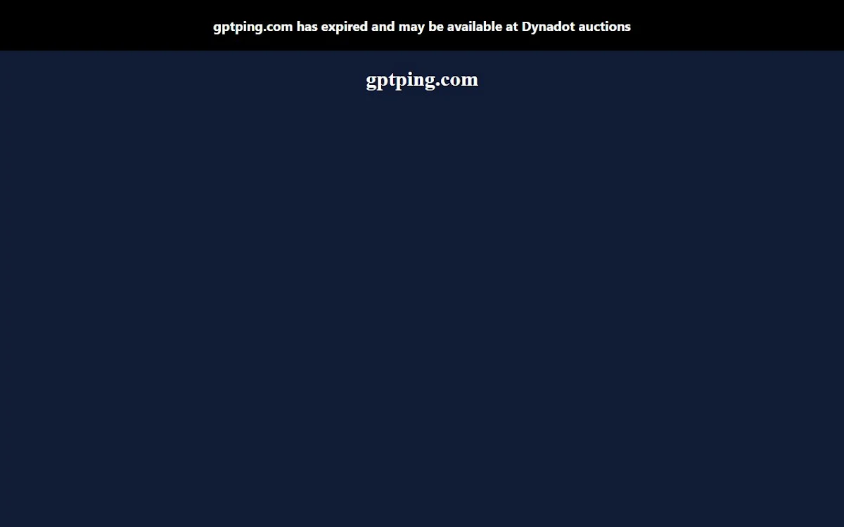 Captura de gptping.com