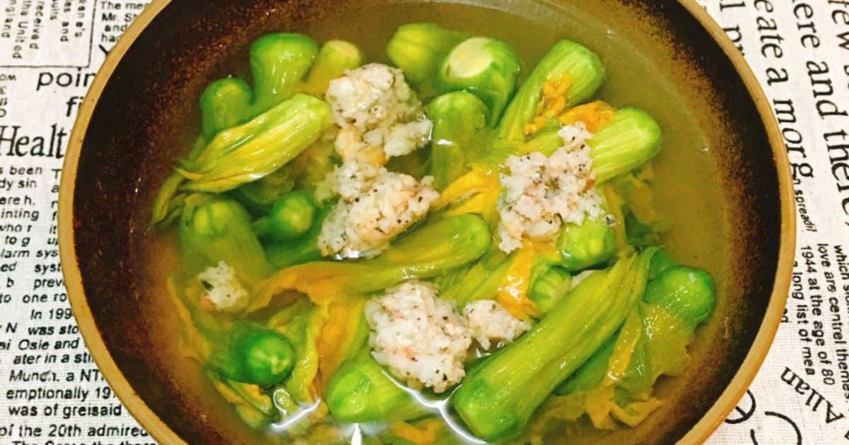 Canh Bông Bí Nấu Tôm