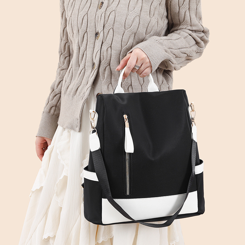 Women’s Backpack, PU Leather, Water-Resistant, 35×32×15 cm