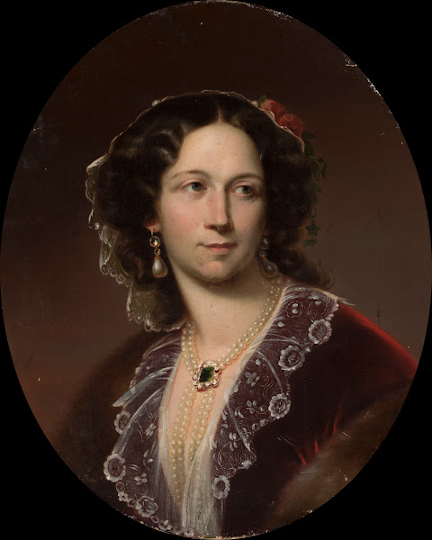 Portrait of Aleksandra Potocka née Potocka 18181892 1840 1850