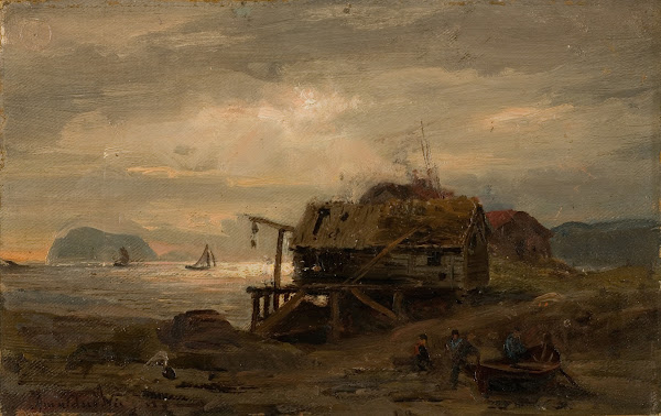 Fiskerhytter Kinn 1868