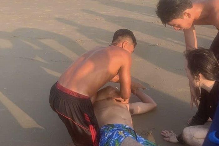 Khoảnh khắc sinh tử trên biển Vũng Tàu: 49 giây cứu sống cặp đôi bị dòng chảy cuốn ra xa - Chuyên trang Góc nhìn pháp lý - Tạp chí Người đưa tin