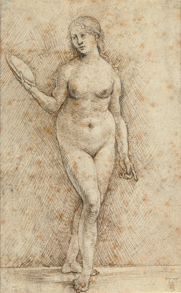 Nude Woman with a Mirror Vanitas 15001505