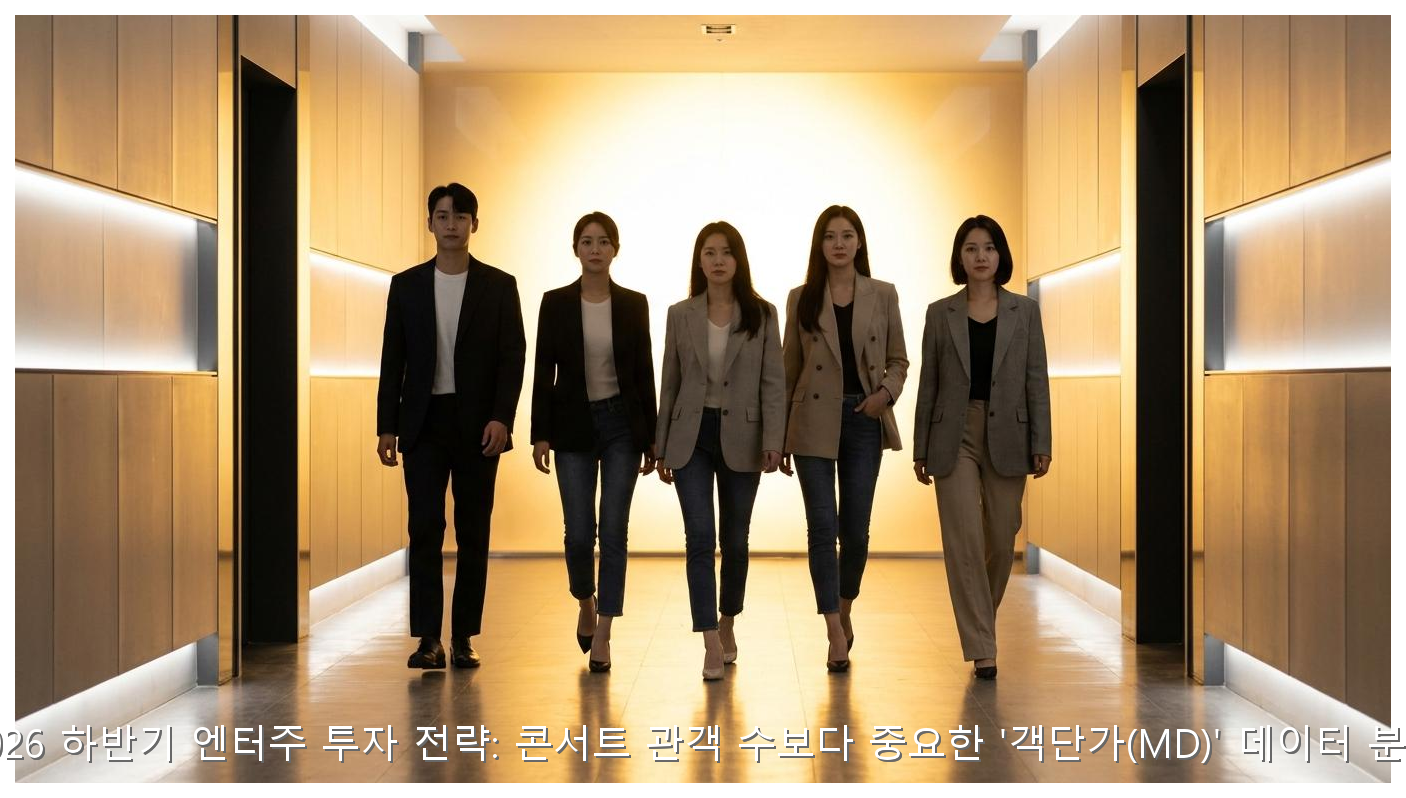 2026 하반기 엔터주 투자 전략: 콘서트 관객 수보다 중요한 '객단가(MD)' 데이터 분석 핵심 안내 및 분석 인포그래픽 (6)