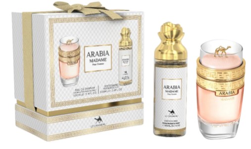 ESTUCHE LE CHAMEAU ARABIA MADAME MUJER 2PZS 100ML EDP + SPLASH