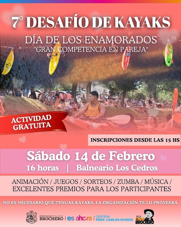 7º Desafío de Kayaks Día de los Enamorados