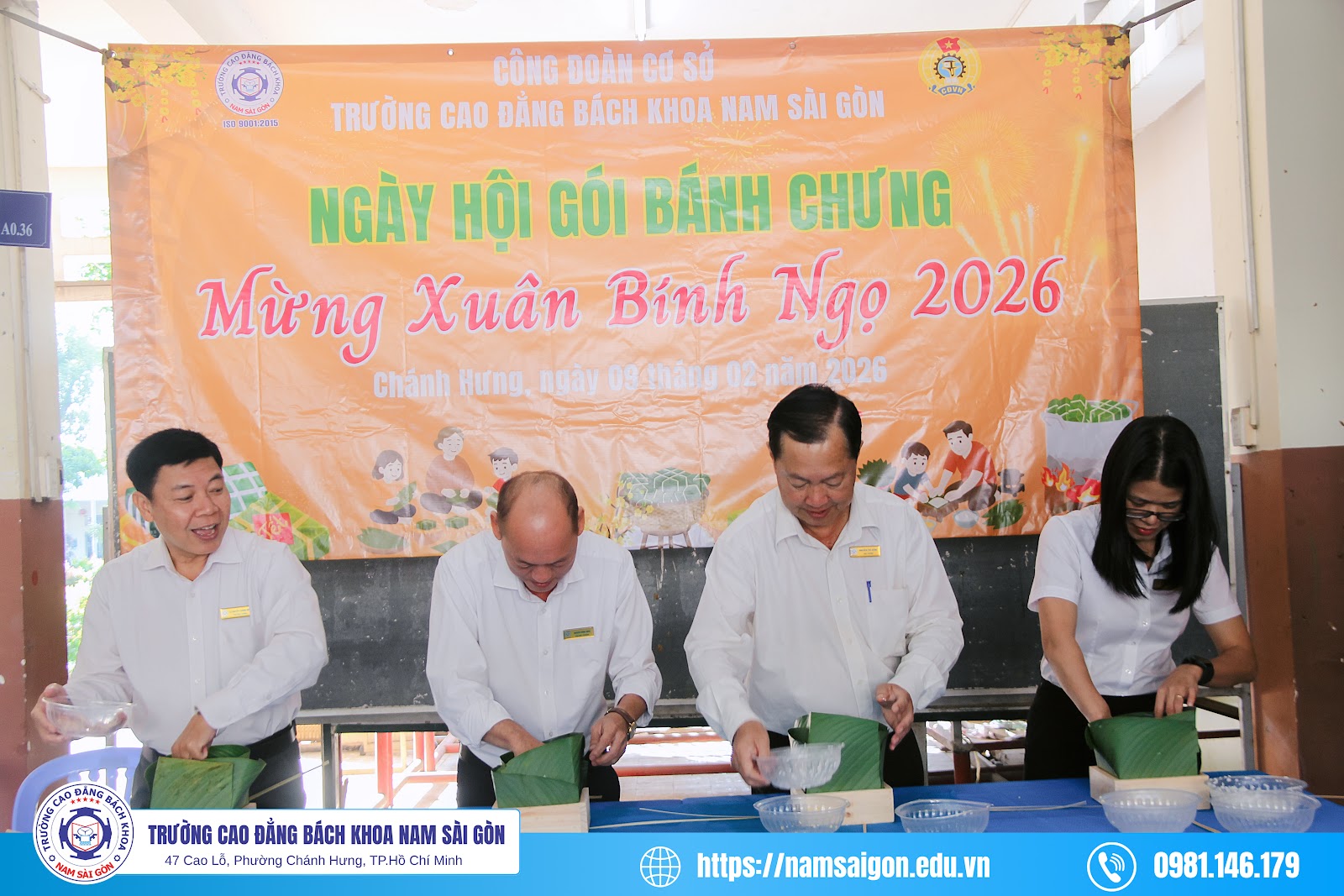 Ngày hội gói bánh chưng đón tết Bính Ngọ năm 2026