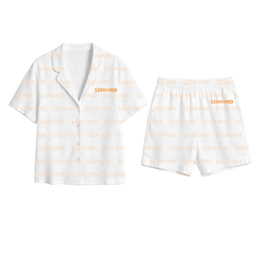 AOP HY Short Milk Silk Pajama Set