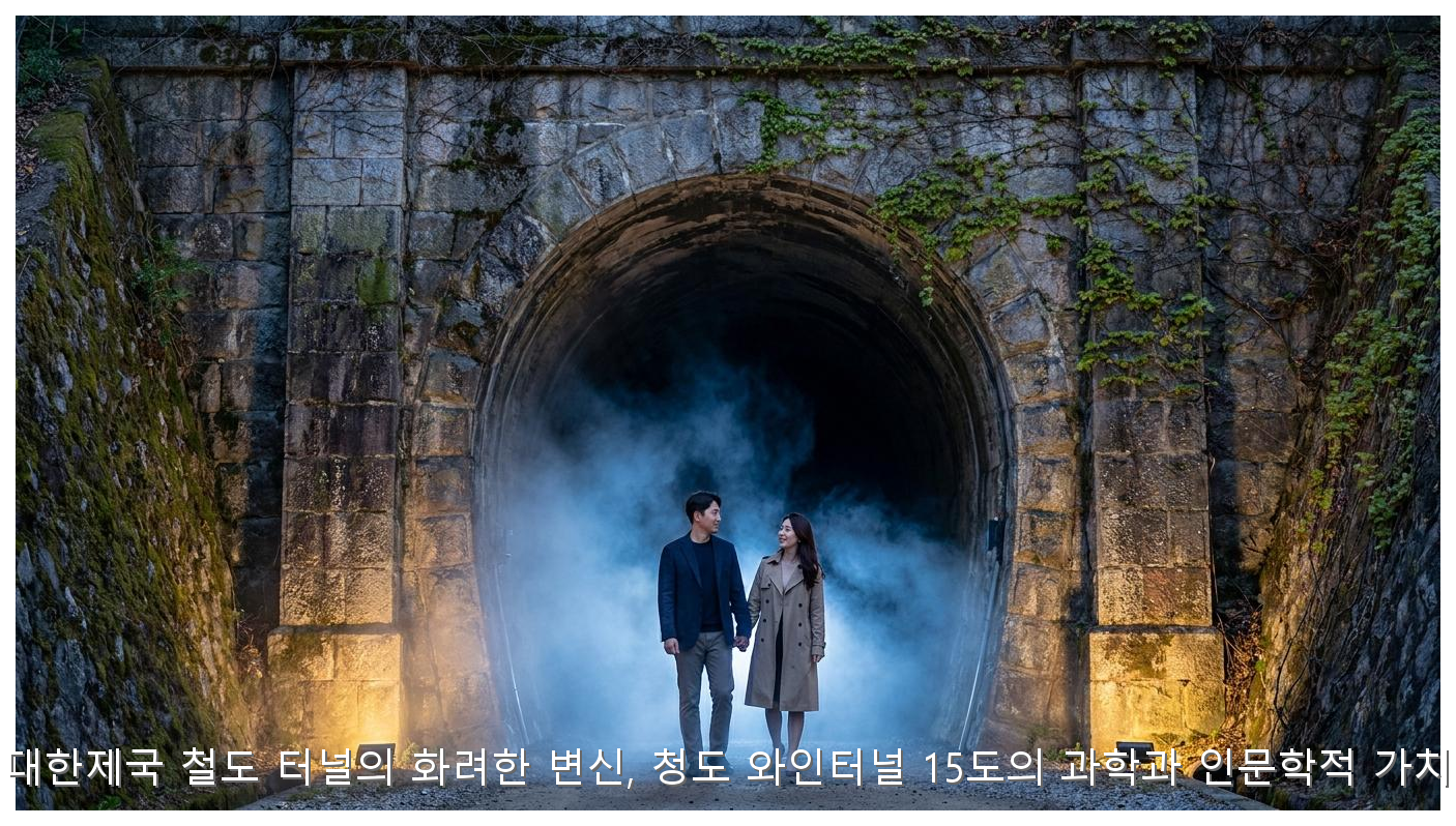 대한제국 철도 터널의 화려한 변신, 청도 와인터널 15도의 과학과 인문학적 가치 핵심 안내 및 분석 인포그래픽 (2)