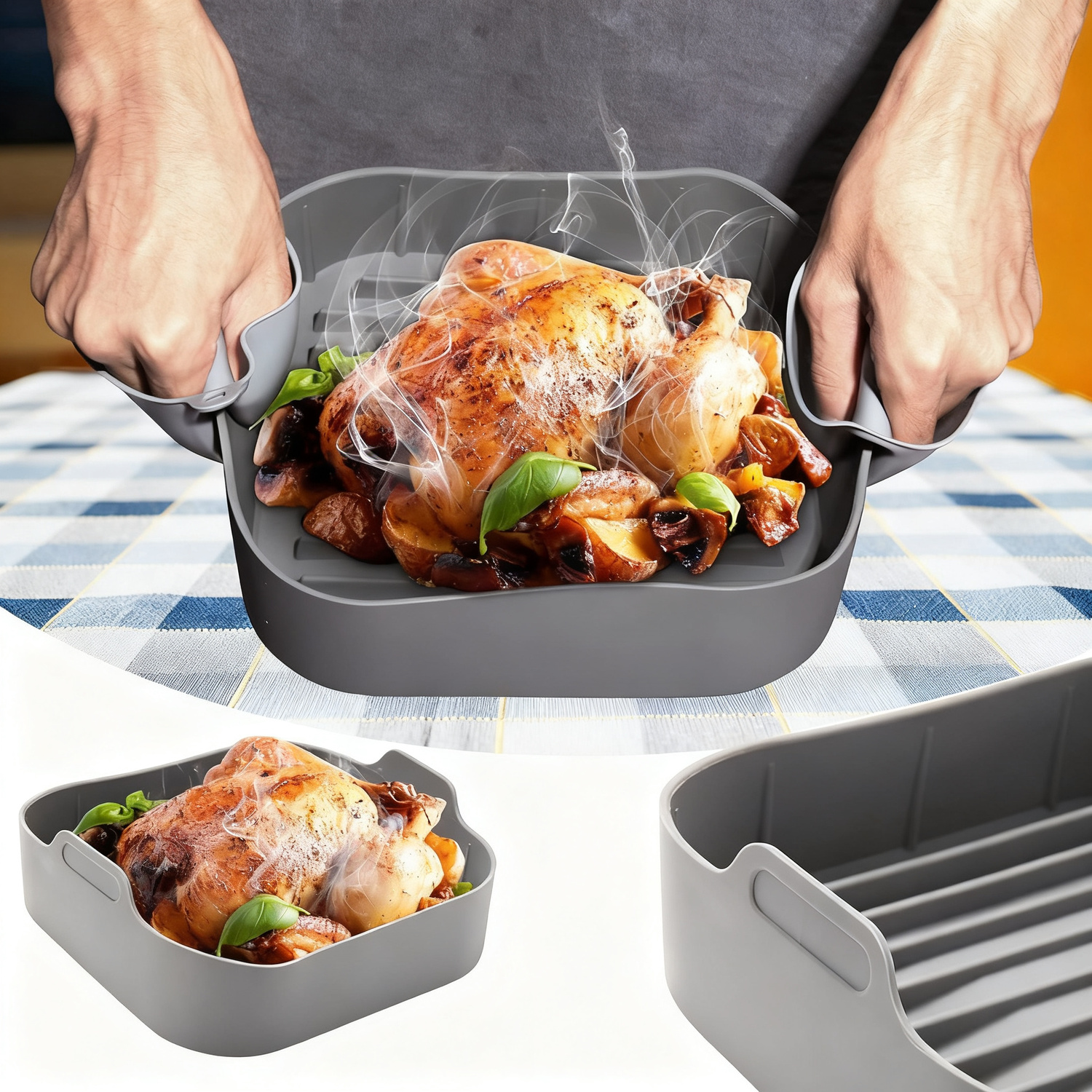 Silikon-Backformen für Luftfriteuse und Backofen