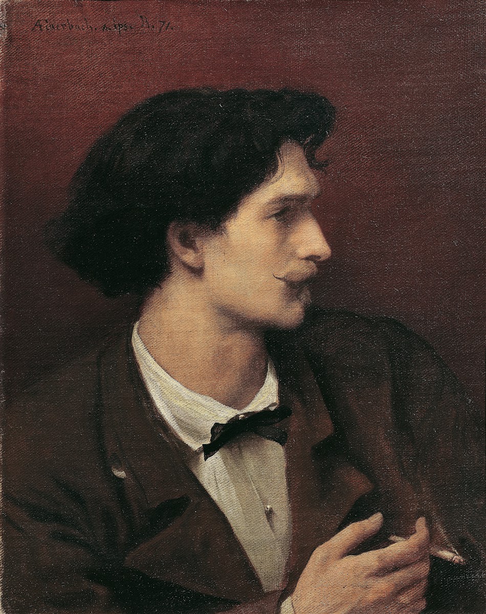 Self portrait with cigarette 1871