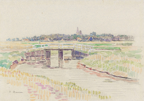 Landschaft mit Brücke 1905