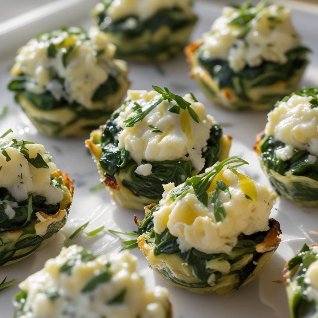 20-Minute Spinach Ricotta Bites Recipe – Irresistibly Easy Appetizer for Quick Entertaining