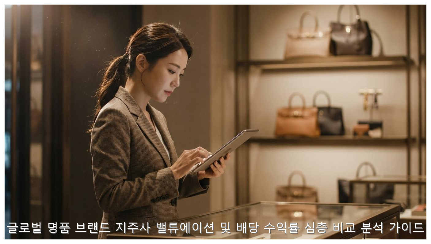 글로벌 명품 브랜드 지주사 밸류에이션 및 배당 수익률 심층 비교 분석 가이드 핵심 안내 및 분석 인포그래픽 (2)
