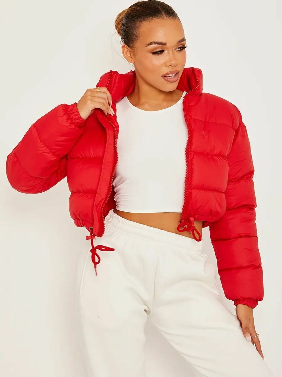 Gesteppte Winterjacke im Oversize-Stil