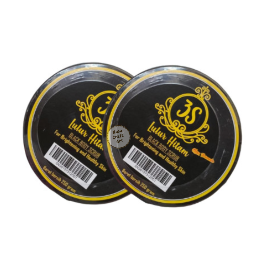 Lulur Hitam 3S Black Body Scrub For Brightening Whitening Healthy Skin