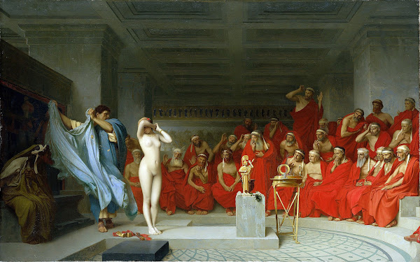Phryne revealed before the Areopagus 1861