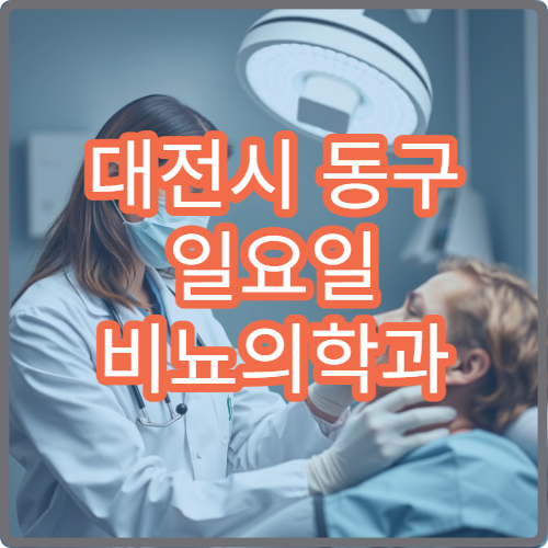 대전시 동구 일요일 비뇨의학과 진료 병원 배뇨 문제 진료