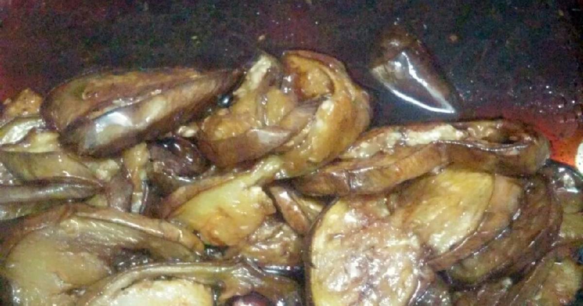 Cà tím xốt xì dầu