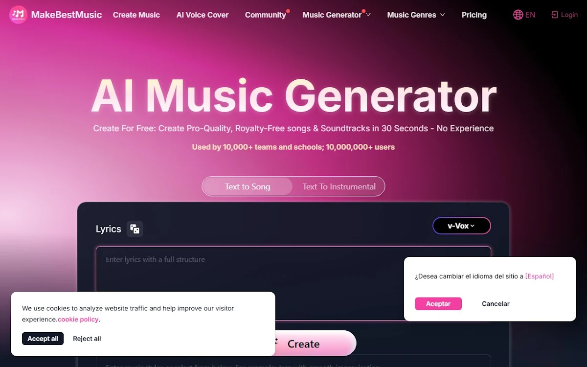 Captura de Make Best Music