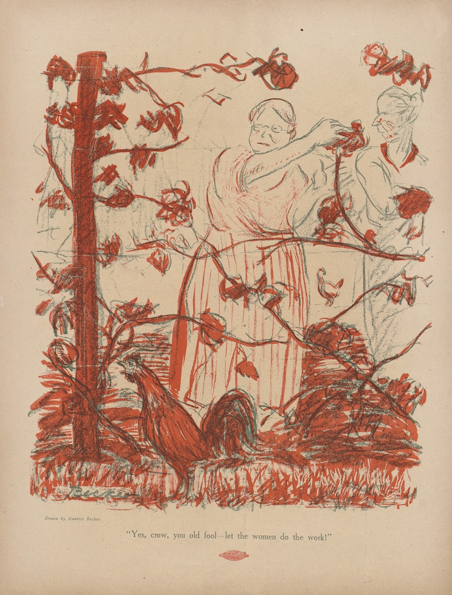 Yes crow you old fool  let the women do the work 1915