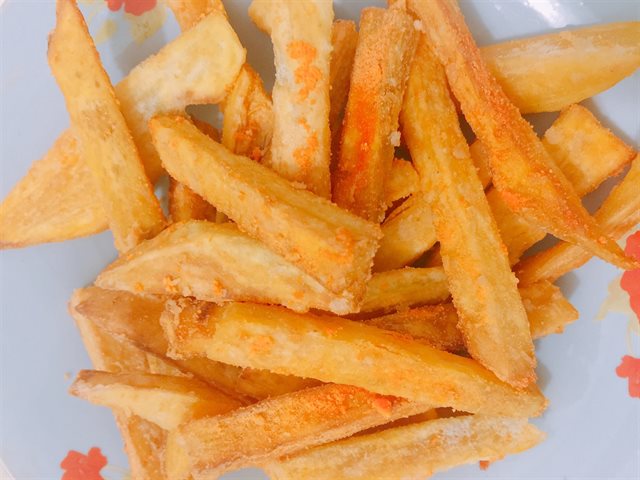 Khoai Lang Lắc Bột Phô Mai