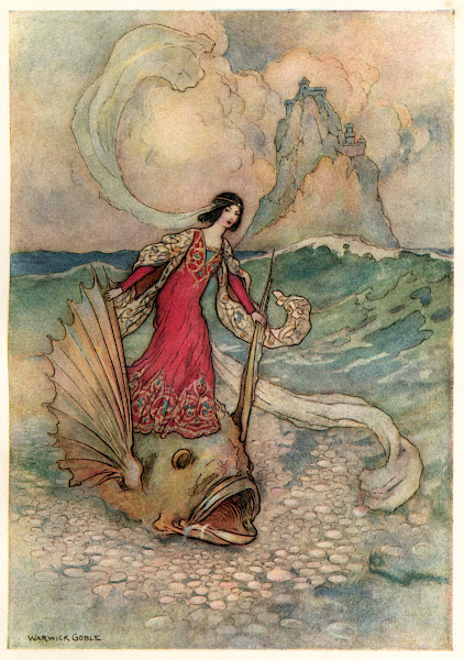 Rita riding on the Dolphin 1911