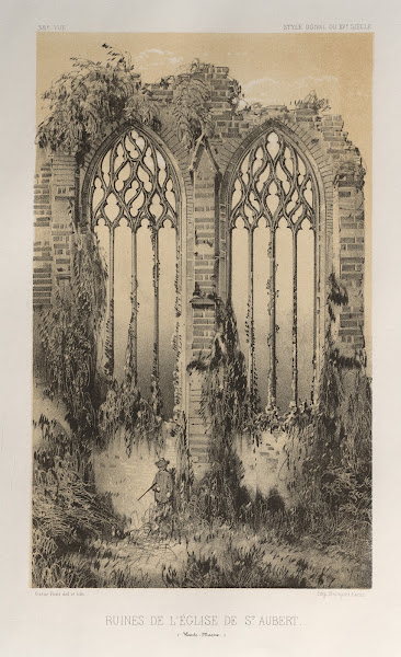Ruines De LÉglise De St Aubert Haute Marne 1860