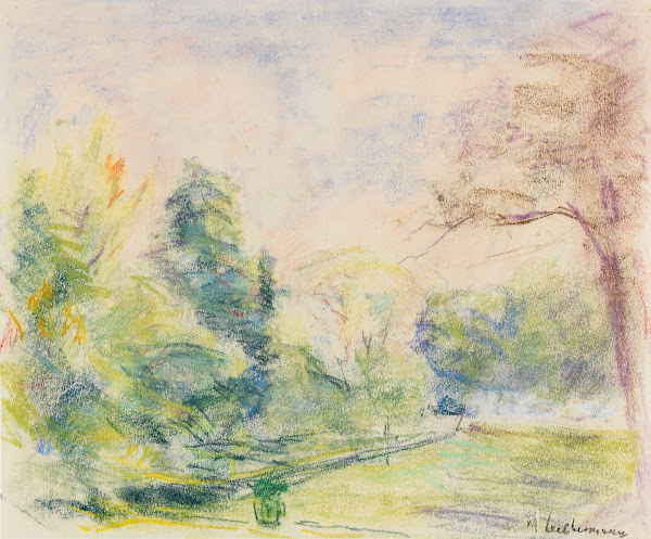 Blick in meinen Garten 1920