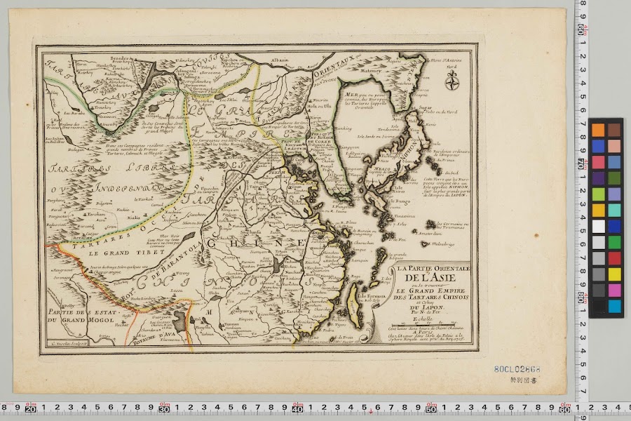 1705_Nicolas de Fer: La partie orientale de l'Asie